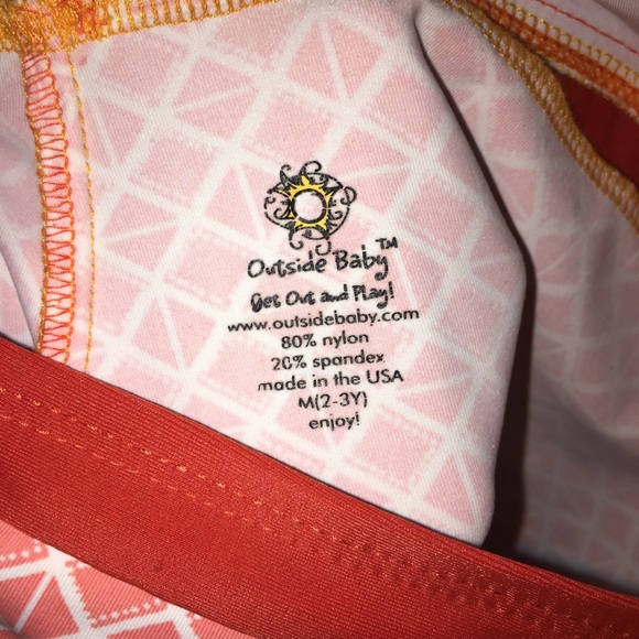 Outside Baby Orange Halter Dress Swimsuit Coverup - Picture 5 of 5